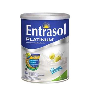 Promo Harga Entrasol Platinum Vanilla 800 gr - Blibli