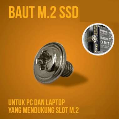 Baut SSD M.2 SATA NVMe Skrup Sekrup Screw Mur SSD M2 NGFF PCIe