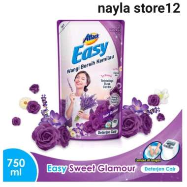 Attack Easy Liquid / Deterjen Cair Attack 800 Purple