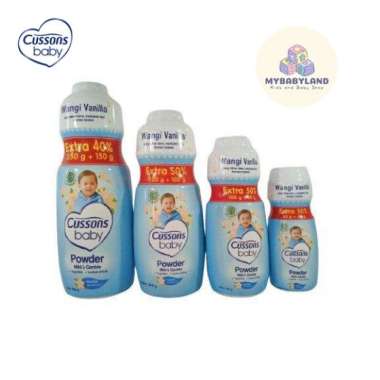 Cussons Baby Powder / Bedak Bayi / Bedak Tabur Bayi | Cusson 350+150 Biru