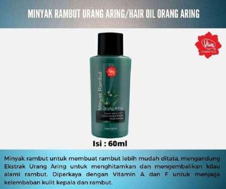 Minyak Rambut Orang Aring 60ml /Hair Oil Orang Aring / minyak urang aring