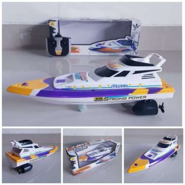 Mainan Rc Speed Boat Remote Control - Perahu Air Anak Kapal Laut Batre