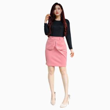 Rok Span Wanita Dewasa Casual Model Terbaru - Jfashion Zwetta M-L Salem