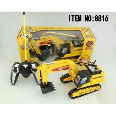 Mainan Anak RC Remote Control Little Architect Mobil Beko Excavator