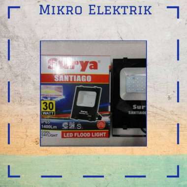 Lampu Sorot / Tembak Surya Santiago 30W Putih / Kuning Kuning