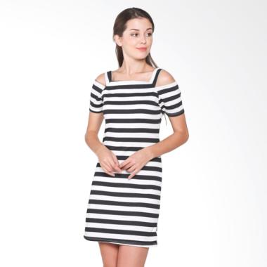 Fashion Mamamia Collection Salur Mini Dress - Hitam