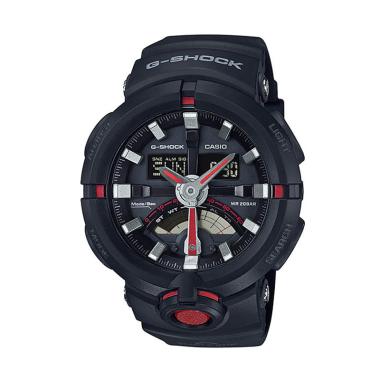 CASIO G-SHOCK GA-500-1A4 Urban Sports Jam Tangan Pria - Black Red Black