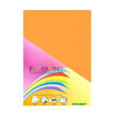 Paperfine Kertas HVS Warna A3 - Cyber Orange [25 Lembar] Orange