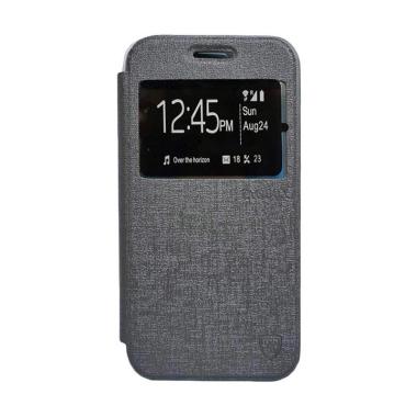 ZAGBOX Flip Cover Casing for Oppo R9s Plus - Abu-Abu