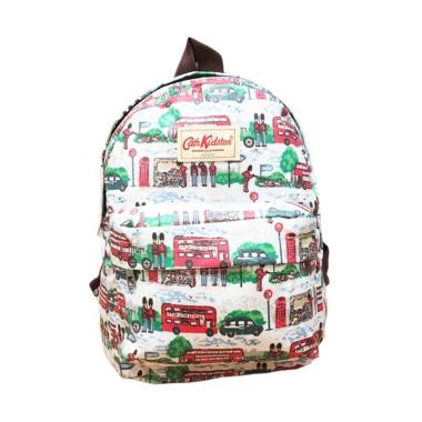 Cath Kidston Motif London Tas Ransel - Putih