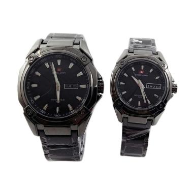 Swiss Army SA 6767 Jam Tangan Couple - Black