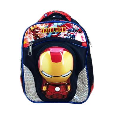 Bravery Avenger Iron Man 3D Tas Ransel Sekolah Anak