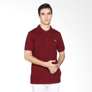 Carvil Men 12.RED.MRN.77/ RED-MRN Polo Shirt Pria