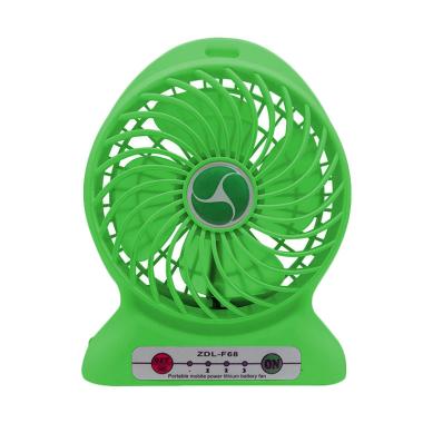 Mini Fan ZDL F6B Powerbank Kipas Angin Portable - Hijau