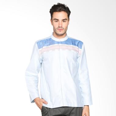 Cardinal Casual Reguler Kemeja Koko - Blue FAHX010 02A