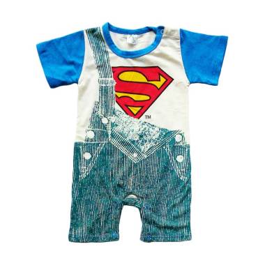 Disney Superman Jumper Baju Jumpsuit Bayi - Blue