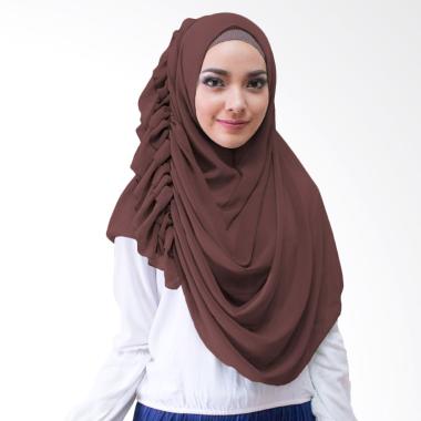 Milyarda Hijab Ravika Kerudung Instan - Coklat