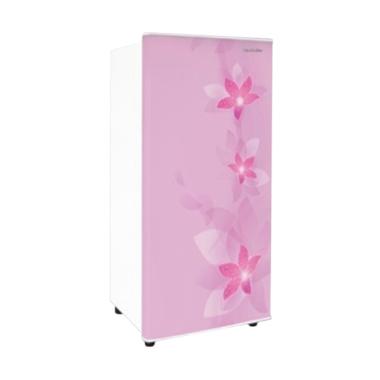 Sharp SJN191DFP Flower Kirei II Kulkas - Pink [175 L/1 Pintu]