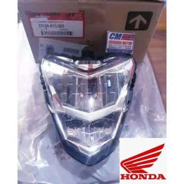Reflektor Depan New Cb 150 R Led Lampu Depan New Cb 150R Led Asli Ahm Black