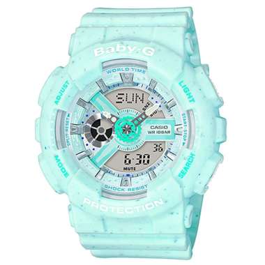 CASIO ORIGINAL - CASIO BABY-G BA-110PL-2ADR - JAM TANGAN WANITA JAM WANITA RO - RUBBER BABYG BABY G 