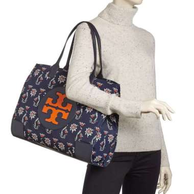 tory burch ella printed mini tote bolsa