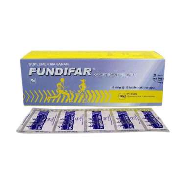 FUNDIFAR IFARS MULTIVITAMIN B1, B6, B12 DAN VIT E UNTUK KEKEBALAN TUBUH ISI 100 KAPLET
