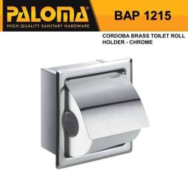 Tempat Tisu Toilet Gulung Tanam Paloma BAP 1215 Tempat Tissue Gulung Toilet Tissue Toilet Holder Mur