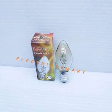 Lampu Dop Lombok / Lampu Tidur Cabe E12 Clear - Warna warni Kuning