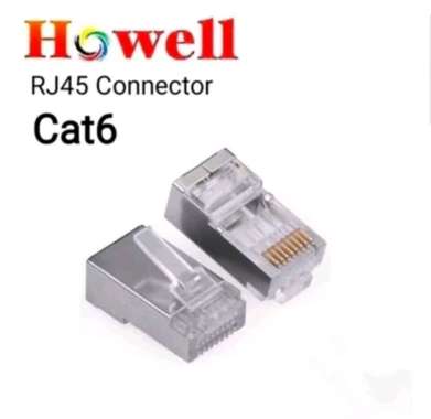Konector RJ45 Cat6 Howell Modular Plug