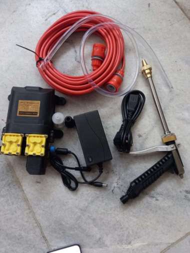 PAKET SET Lengkap Mesin Cuci Steam Power Sprayer Alat AC Motor Mobil - SET1 100 % ORIGINAL