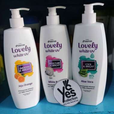 Emeron lovely white UV handbody emeron body lotion emeron lovely 500ml handbody lotion emeron pump 5