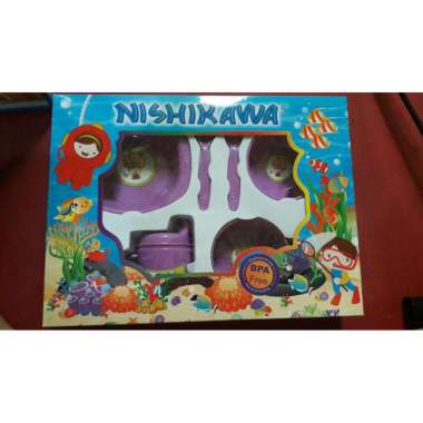 Tempat Makan Fedding Set Nishikawa Medium 8110 Hijau