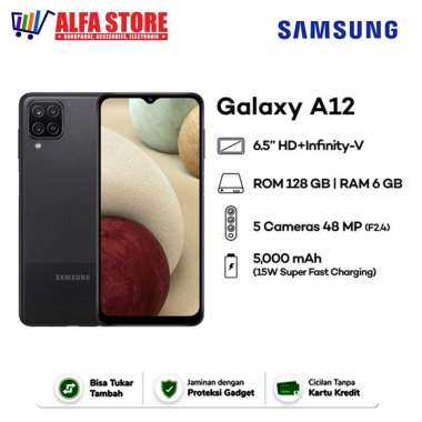 SAMSUNG A12 RAM 6/128GB GARANSI RESMI