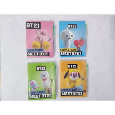 Diary / Notebook / Buku catatan BT21 / BTS + pulpen mini.