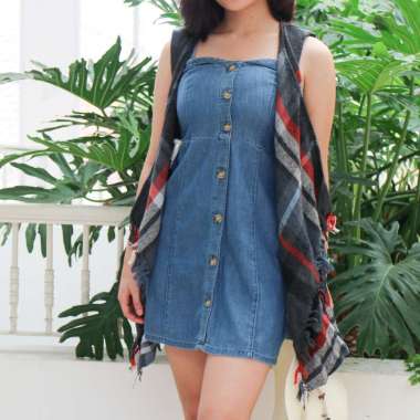 Jual Mini Dress Denim Original 