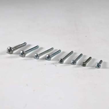 Sekrup Skrup Baut Phillips Plus Kayu Aluminium Kusen Plat Ukuran 8mm x 1"
