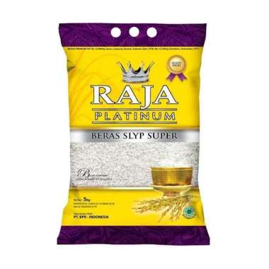 Promo Harga Raja Platinum Beras Slyp Super 5000 gr - Blibli