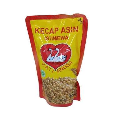 Kecap Asin Hati Angsa 600 ml Refill / Kecap Angsa Asin / Kecap Angsa