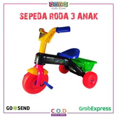 Mainan Sepeda Anak Roda Tiga Sepedah Roda 3 Plastik Tm612