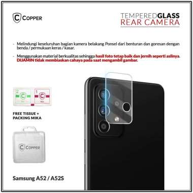 Samsung Galaxy A52 - Copper Tempered Glass Kamera