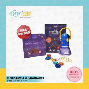 Mideer Story Book Torch / Bedtime Stories / Mainan Edukasi Nightlight