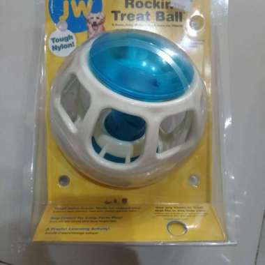 bola mainan dog rocking treat ball 43502 made in usa toy