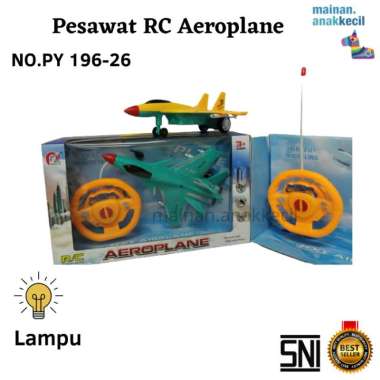 Mainan Anak pesawat remote control Aeroplane/ Rc pesawat Aeroplane Multicolor