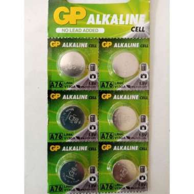 Harga Per PCS Baterai jam Kalkulator kancing LR44 A76 V13GA GP Alkaline