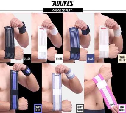 1 Pcs Wristband hand straps sport Bracer Strap Gym Weight lifting Black