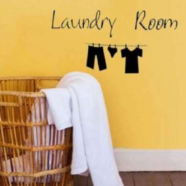Wall Sticker Quotes Laundry Room Hiasan Dekorasi Dinding Kamar Rumah