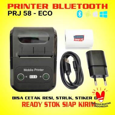 PRINTER BLUETOOTH THERMAL PANDA 58MM CETAK RESI NOTA PENJUALAN TERBAIK Multicolor