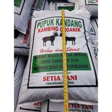 Pupuk Kandang Kambing Organik Halus Siap Pakai (khusus Ekspedisi)