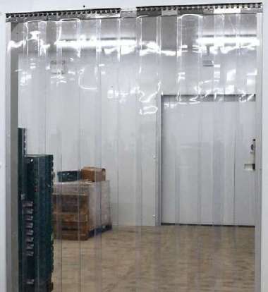 Set Custom Pintu 80cm x 210cm Tirai PVC Bening / PVC Curtain Clear