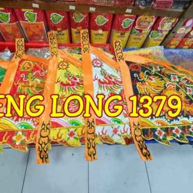 Bendera Panji Naga Taiwan 5 Warna Bordir Halus Seri 18